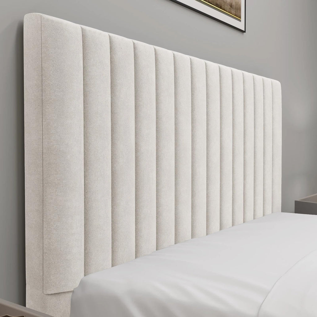 Velvet Ottoman Storage Bed Double 4ft6 Grey Gas Lift Bed Frame with Slats No Mattress