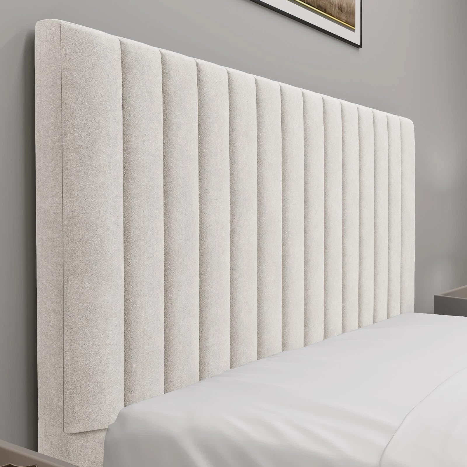 Velvet Ottoman Storage Bed Double 4ft6 Grey Gas Lift Bed Frame with Slats No Mattress